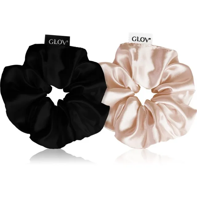GLOV Scrunchies S Juuksekummid Sparkling Wine/Black 2 tk