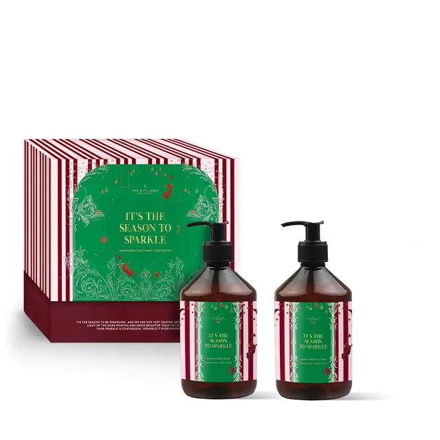 The Gift Label Christmas Gift Box Hand & Body - It's The Season To Spark