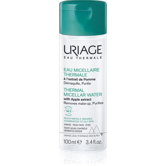 Uriage Hygiène Thermal Micellar Water - Combination to Oily Skin Mitsellaarne puhastusvesi kombineeritud kuni rasusele nahale 100 ml