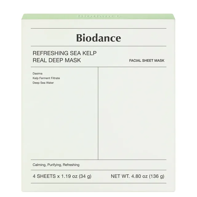 BIODANCE Refreshing Sea Kelp Real Deep Mask 4x34g