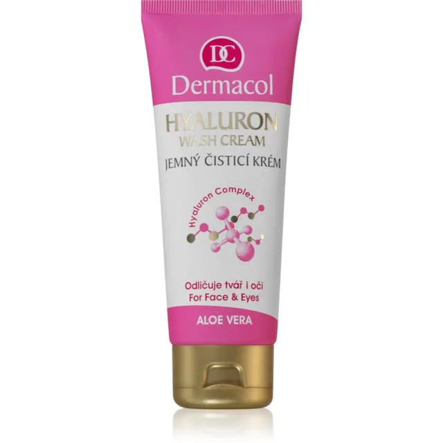 Dermacol Hyaluron Õrn puhastuskreem näole ja silmadele 100 ml