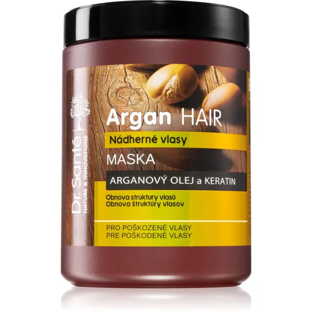 Dr. Santé Argan Kreem-mask kahjustatud juustele 1000 ml