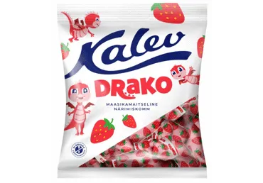 Närimiskompvek maasik.Drako KALEV 110g