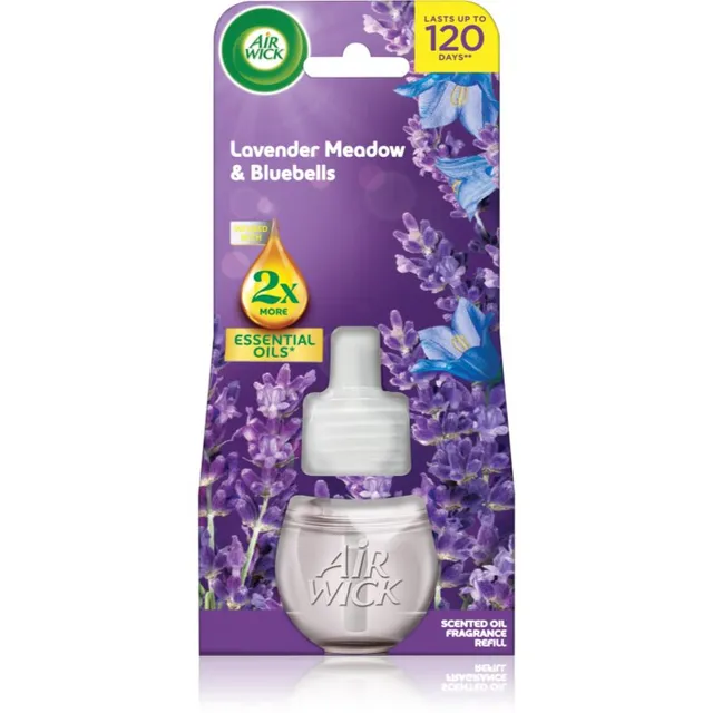 Air Wick Essential Oils Lavender Meadow & Bluebells Elektriise hajuti täidis 19 ml