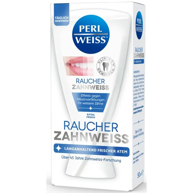 Perl Weiss Bleaching Toothpaste for Smokers Valgendav hambapasta suitsetajatele 50 ml