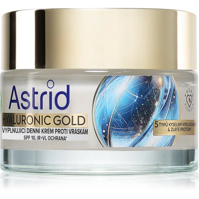 Astrid Hyaluronic Gold Täitev kreem kortsudevastase toimega 50 m