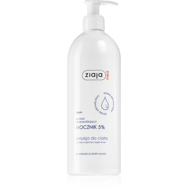 Ziaja Med Ultra-Moisturizing with Urea Taastav, niisutav ja siluv emulsioon (5% Urea) 400 ml