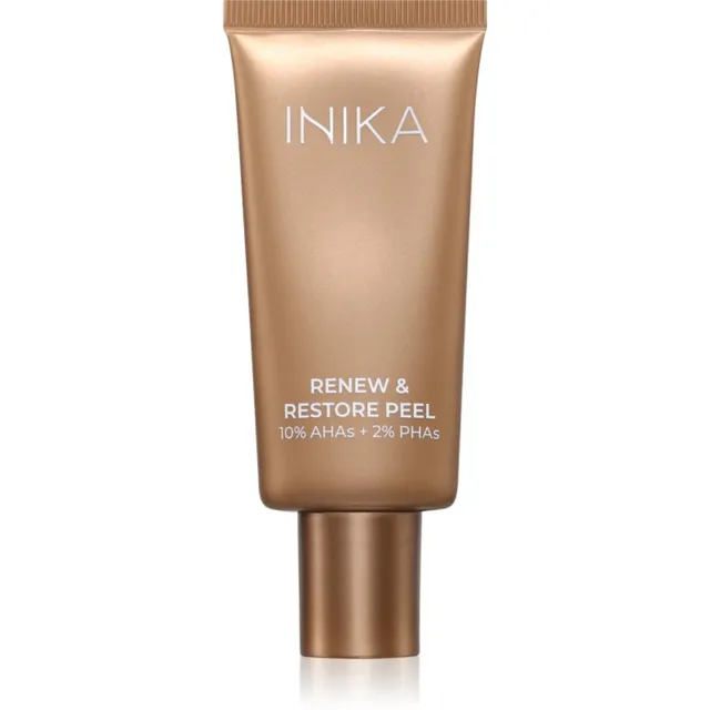 INIKA Organic Renew + Restore Peel Kirgastav koorimismask AHA-hapetega 30 ml