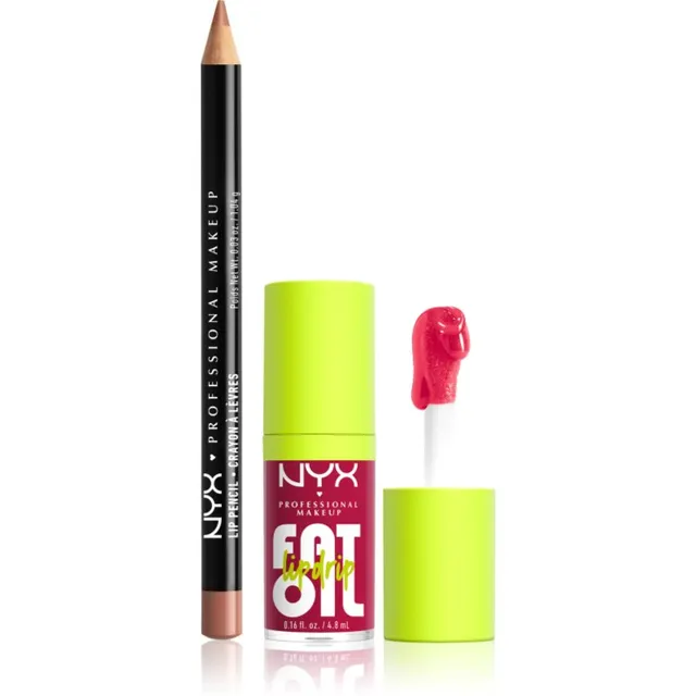 NYX Professional Makeup Fat Oil Lip Drip Huulepulkade komplekt 2 tk