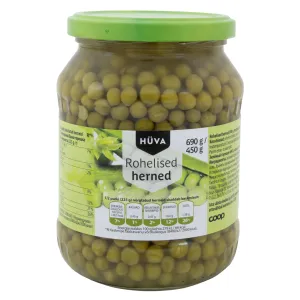 Hüva Roheline hernes 690g