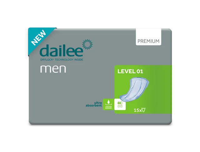 DAILEE MEN PREMIUM SIDE LEVEL 1 376ML N15