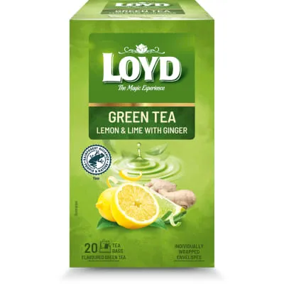 Tee rohel. ingveri Loyd Lemon & Lime 20x1,7g