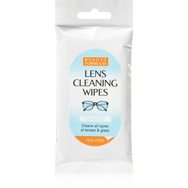 Beauty Formulas Lens Cleaning prillide puhastamise salvrätikud 20 tk