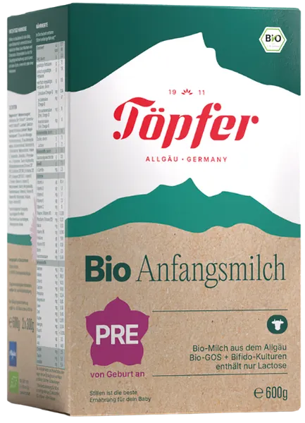 BIO PRE piimasegu imikutele kuni 6. elukuuni, ökoloogiline