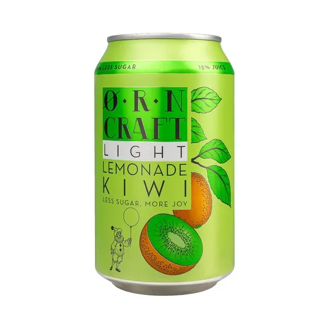 Lemonade Kiivi Light, ØRN CRAFT, 330 ml