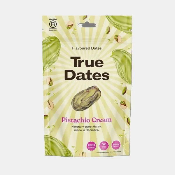 Pistachio Cream maitselised naturaalsed datlid 100g