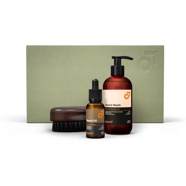 Beviro Cinnamon Season Beard Care Kit Kinkekomplekt habemele