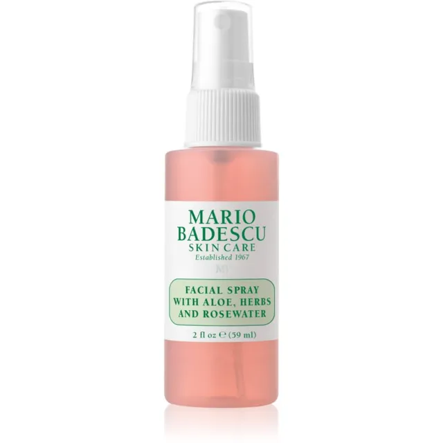 Mario Badescu Facial Spray with Aloe, Herbs and Rosewater Toniseeriv näoudu sära andmiseks ja niisutamiseks 59 ml