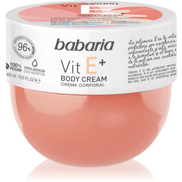 Babaria Vitamin E Kehapiim E-vitamiiniga 400 ml