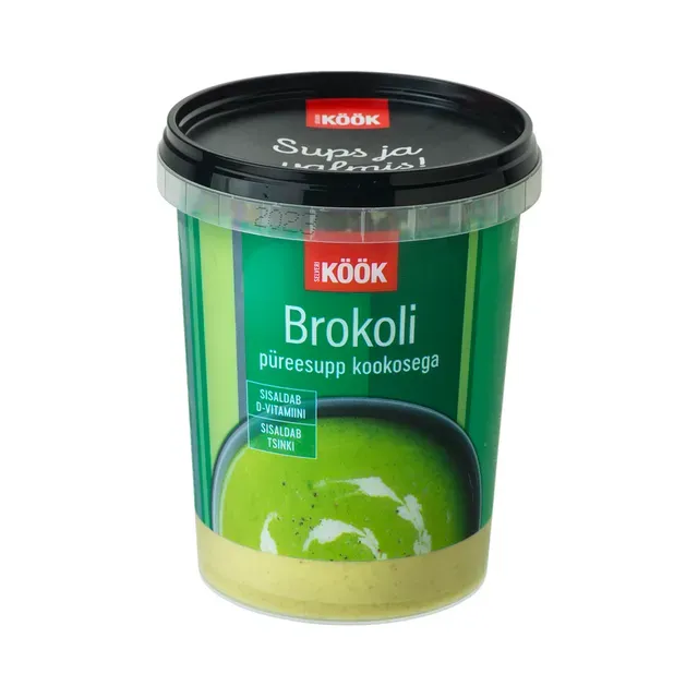 Brokolipüreesupp kookosega, SELVERI KÖÖK, 400g