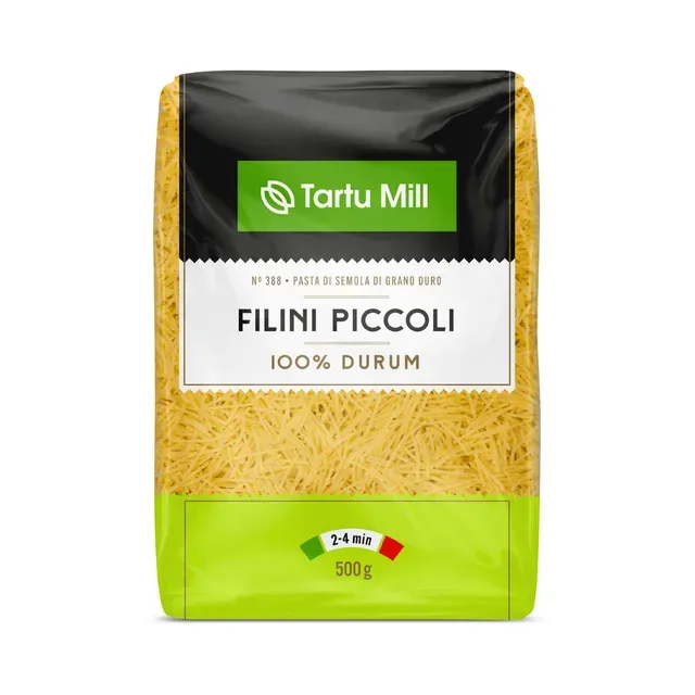 Durum pasta Filini piccoli, TARTU MILL, 500 g