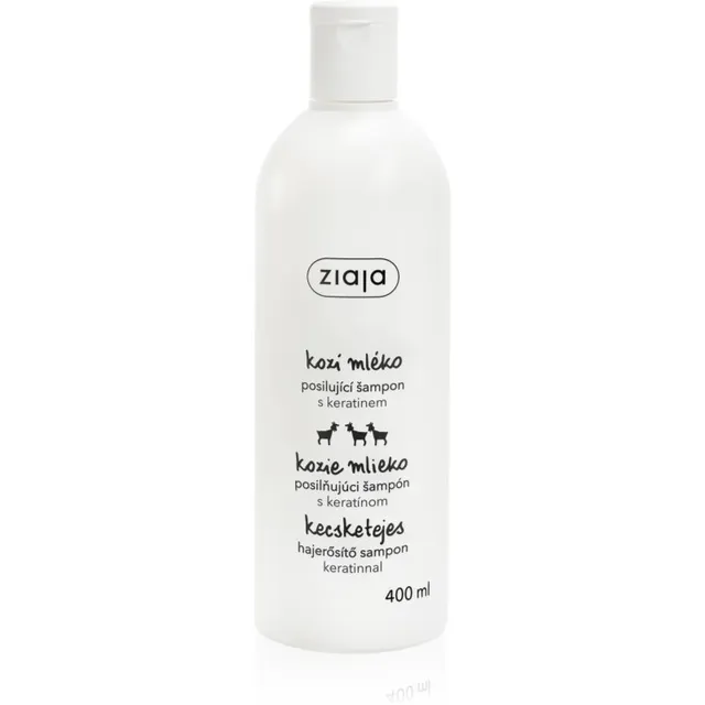 Ziaja Goat's Milk Energiat andev šampoon kuivadeleja kahjustatud juustele 400 ml