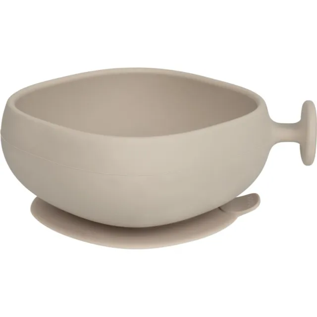 B.Box Silicone Bowl silikoonist kausike kaanega Beige 300 ml