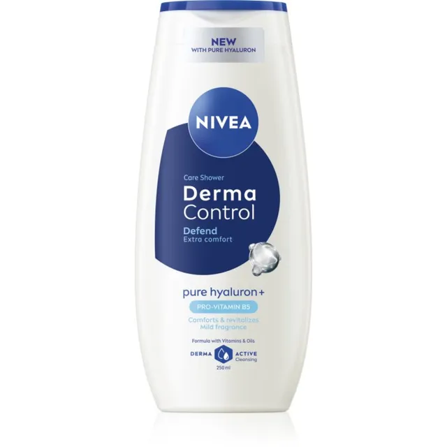 NIVEA Derma Control Defend Hooldav dušigeel hüaluroonhappega 250 ml