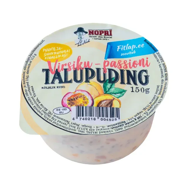 Talupuding virsiku-passioni Fitlap, NOPRI, 150 g