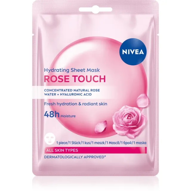 Nivea Rose Touch Niisutav näo lehtmask 1 tk