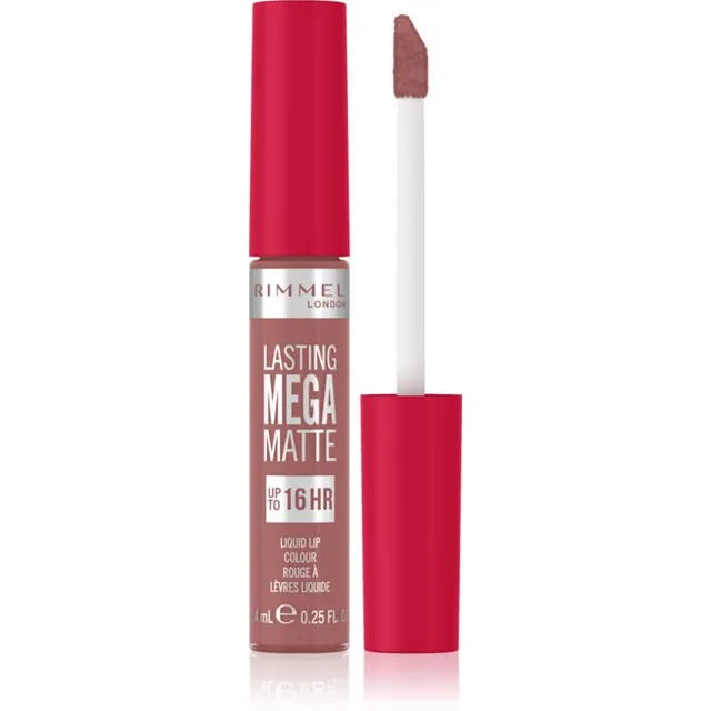 Rimmel Lasting Mega Matte Matt vedel huulepulk 16 tundi varjund Blush 7,4 ml