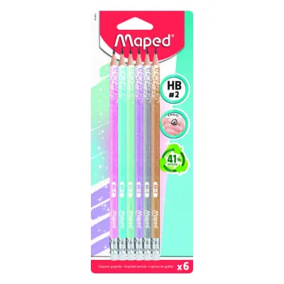 Har. pliiats Maped Glitter Deco 6tk BS26