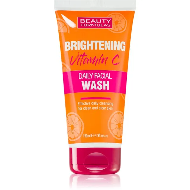 Beauty Formulas Vitamin C Kirgastav puhastusgeel C-vitamiiniga 150 ml