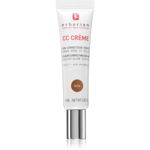Erborian CC Crème Centella Asiatica CC kreem ühtlaseks nahatooniks SPF 30 varjund Rich 15 ml