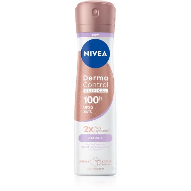 NIVEA Derma Control Clinical Ultra Soft Pihustatav antiprespirant 150 ml