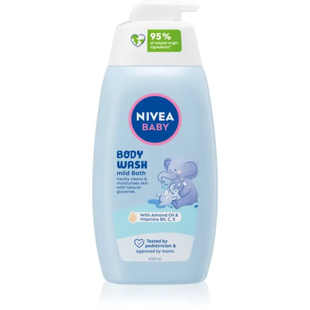 NIVEA BABY Siidine dušigeel 450 ml