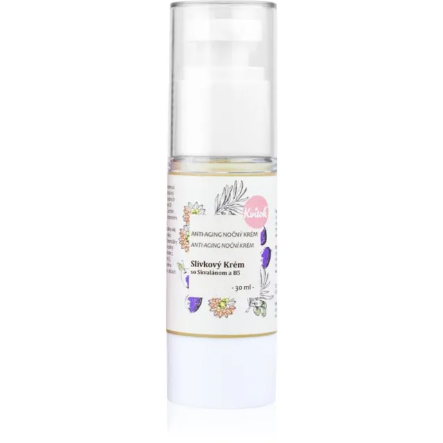 Kvitok Plum Cream with Squalene and Vitamin B5 Öökreem küpsele nahale 50+ 30 ml