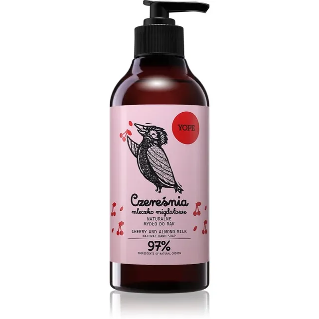 Yope Cherry & Almond Milk Looduslik seep kätele 500 ml