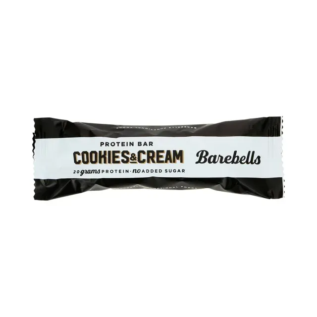 Proteiinibatoon Cookies&Cream, BAREBELLS, 55 g