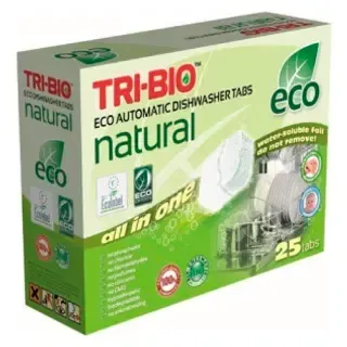 Nõudepesumasina tabletid, TRI-BIO, 25 tk