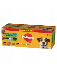 PEDIGREE koerte konserv kastmes erinevad maitsed (40x100g)