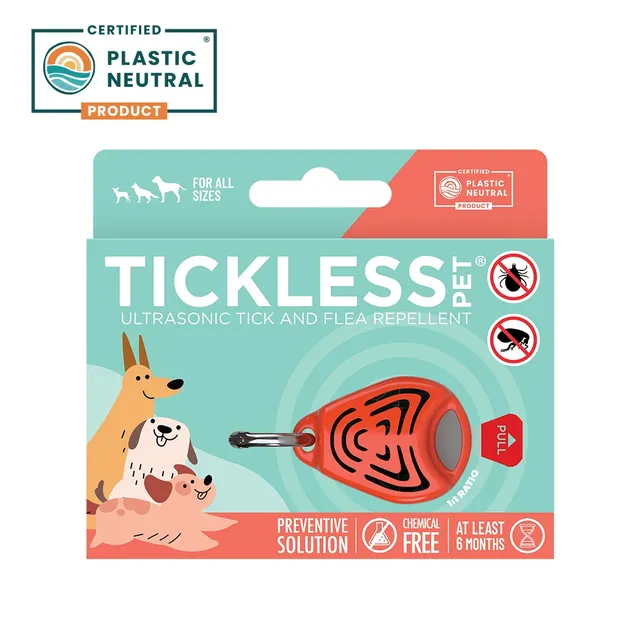 TICKLESS PUUGIPELETAJA LEMMIKLOOMALE ORANZ