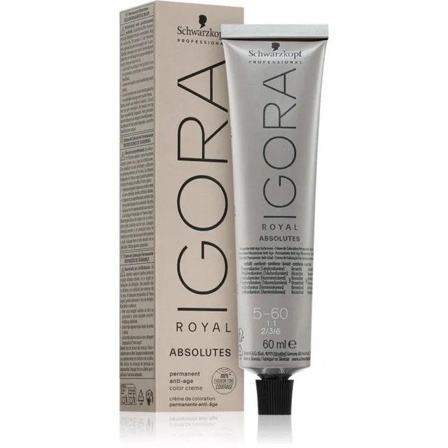 Schwarzkopf Professional IGORA Royal Absolutes Juuksevärv varjund 5-60 Light Brown Chocolate Natural 60 ml