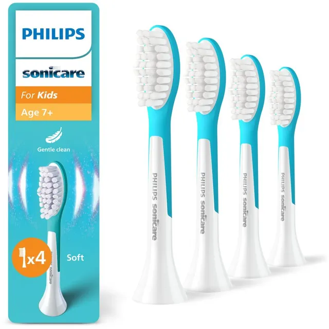 Philips Sonicare For Kids 7+ Standard HX6044/90 Hambaharja varuharjapead lastele 4 tk