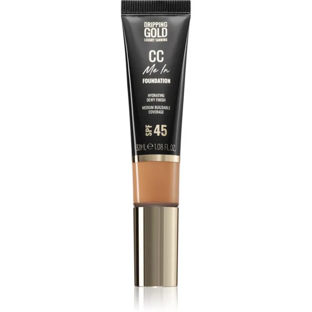 Dripping Gold CC Me In Kerge jumestuskreem SPF 45 varjund Almond 07 32 ml