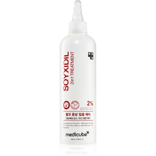 medicube Soyxidil 2in1 Treatment niisutav ja tugevdav palsam juuste väljalangemise vastu 256 ml