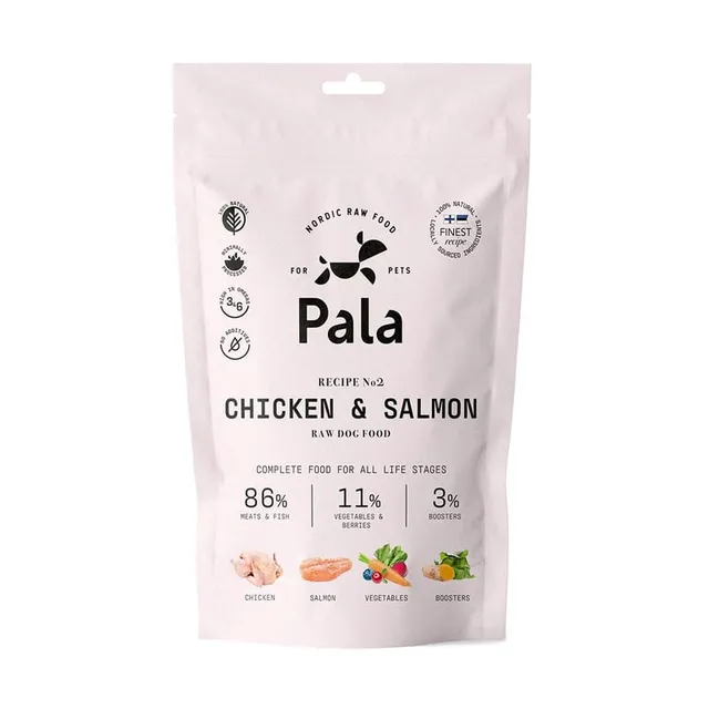 Pala koera toortoit, kana/lõhe, 100 g