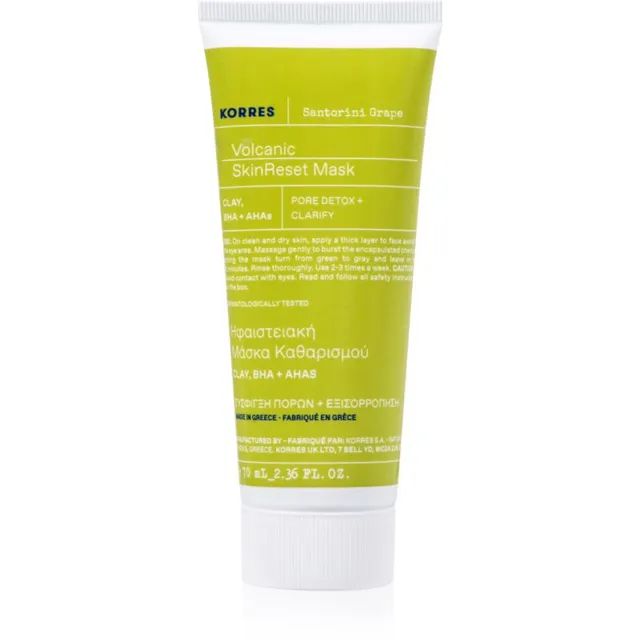 Korres Santorini Grape Puhastav mask aktiivsöega 70 ml