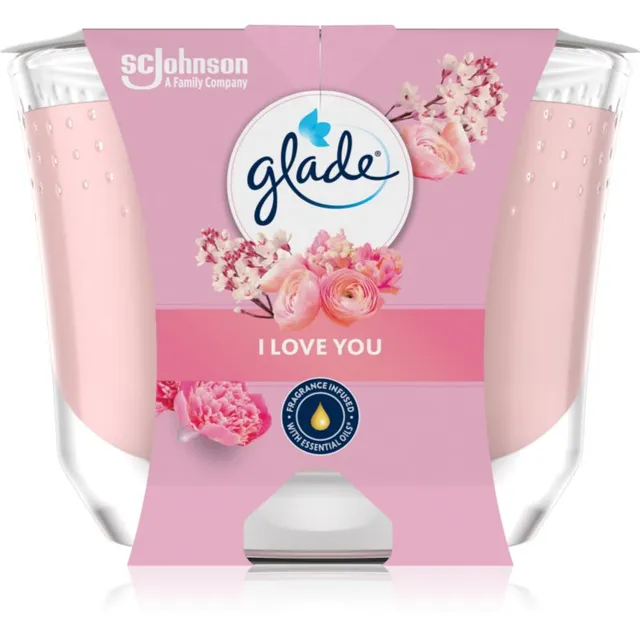 GLADE I Love You lõhnaküünal 204 g