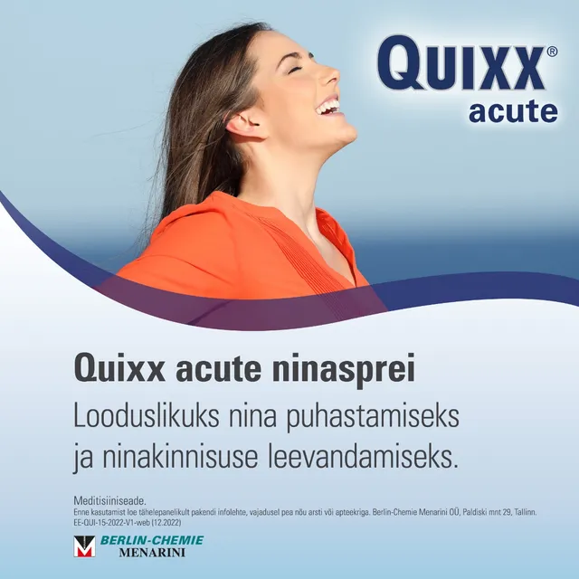 QUIXX ACUTE NASAL SPRAY 100ML